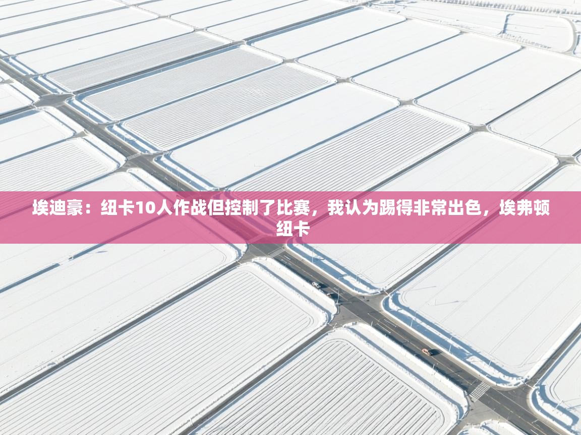 爱游戏娱乐登录-埃迪豪:纽卡10人作战但控制了比赛,我认为踢得非常出色,埃弗顿 纽卡 第4张